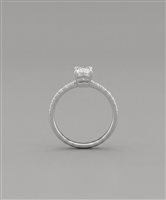 Anello Medea Donna in Oro bianco Diamante 0.90 Ct AN RAD 0.90 CERT - AN RAD 0.90 CERT